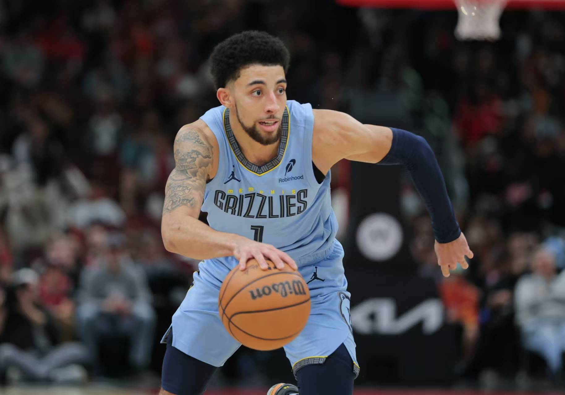 灰熊擒下篮网,全队发挥出色 灰熊擒下篮网,全队发挥出色